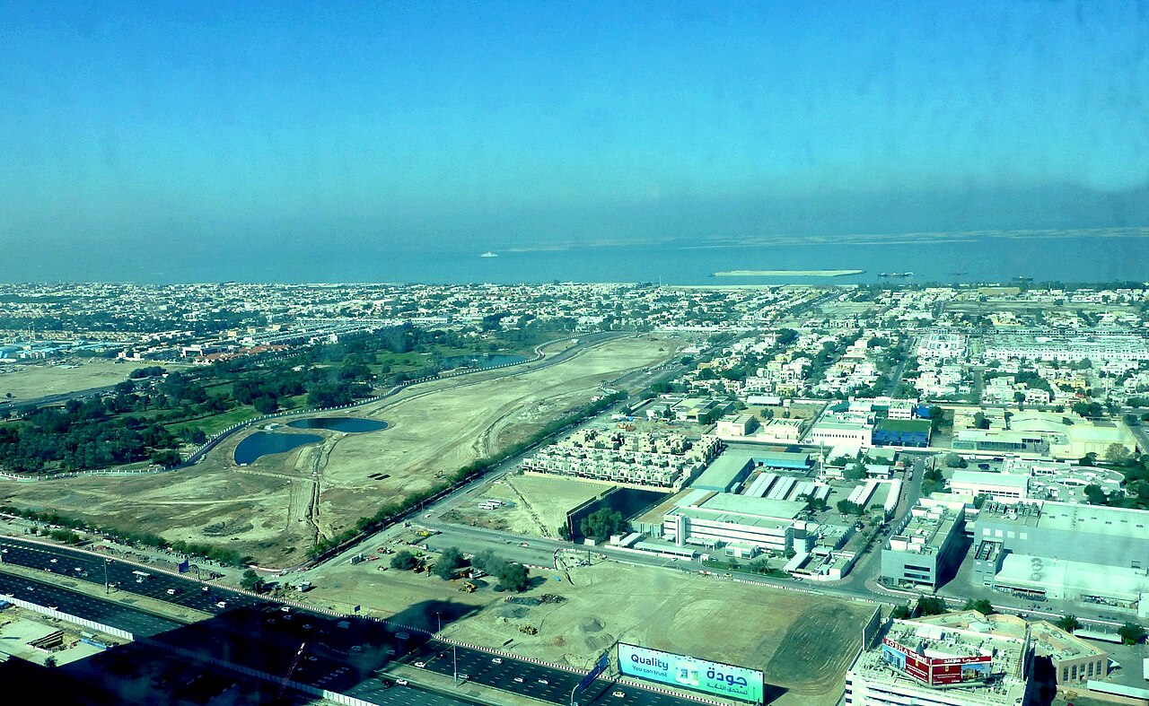 Green community park in Dubai