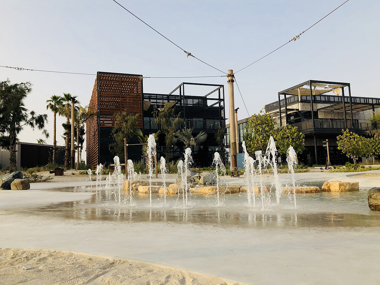 Beachfront promenade in Dubai